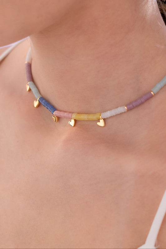 Choker Colores Ángeles + Aretes