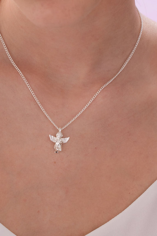 Collar Ángel Guardián Plata