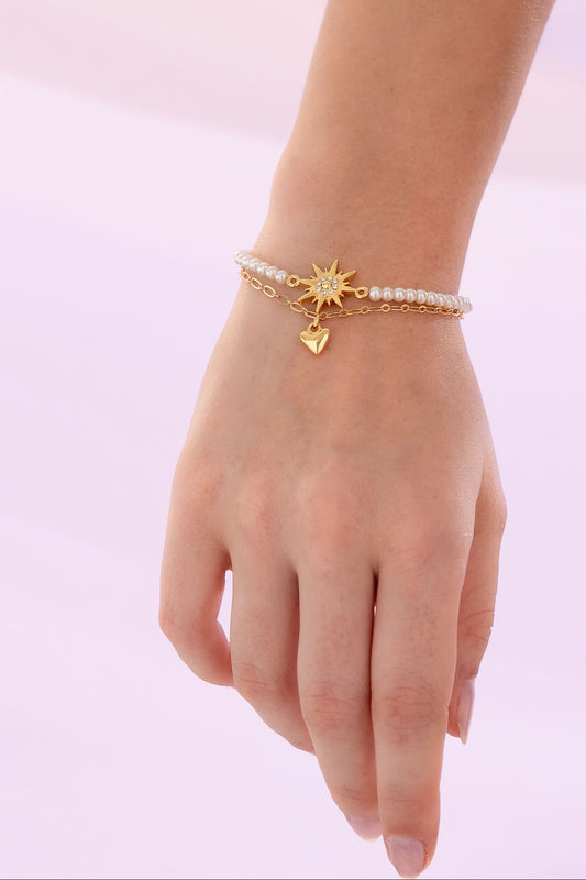 Pulsera Destello Circones 2 En 1 + Aretes