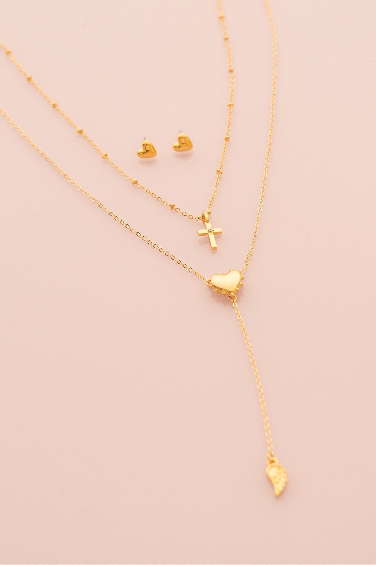 Set X2 Collares Ala + Aretes