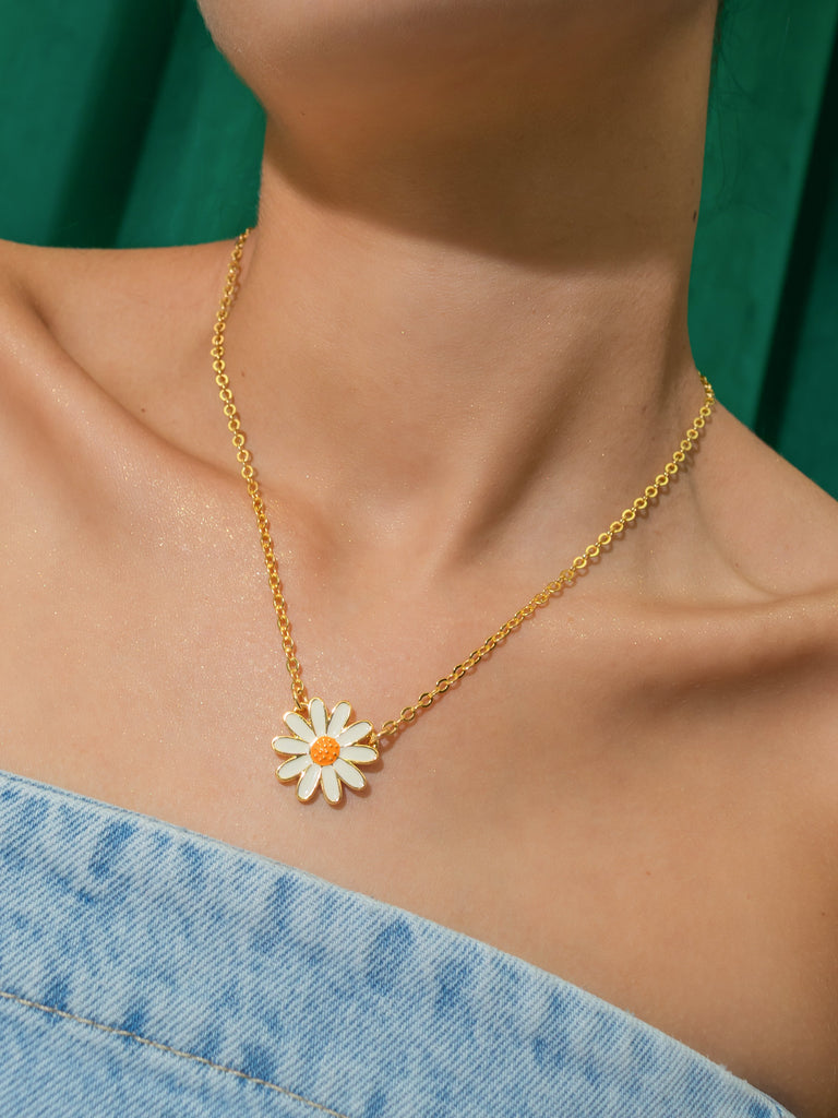 Collar Margarita + Aretes