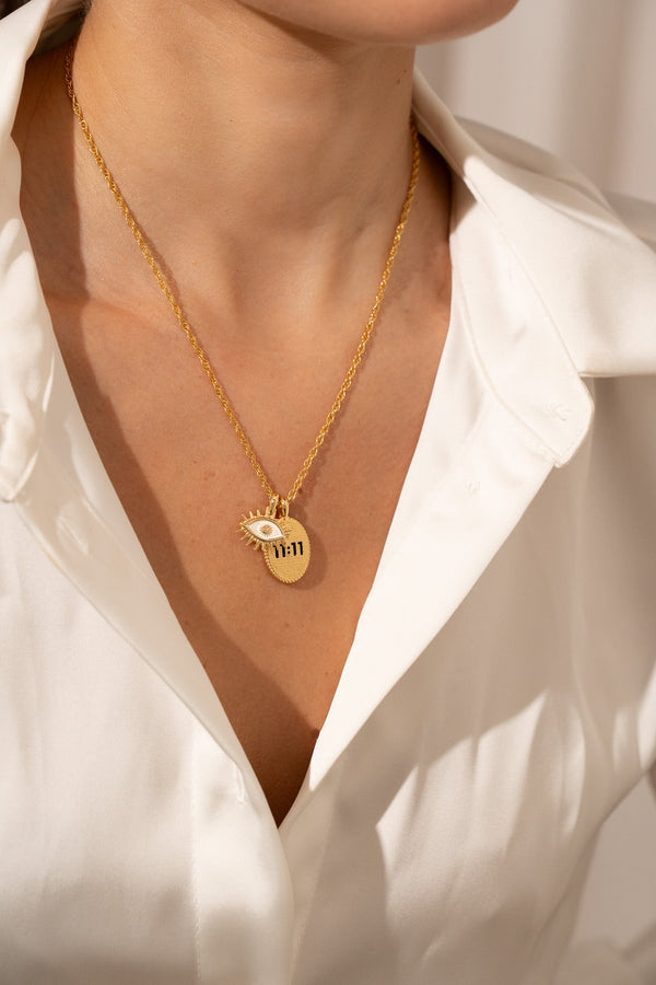 Collar Intuición / 11:11 + Aretes