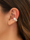 Earcuff Coral silver