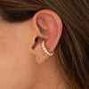 Earcuff gold y Cristales