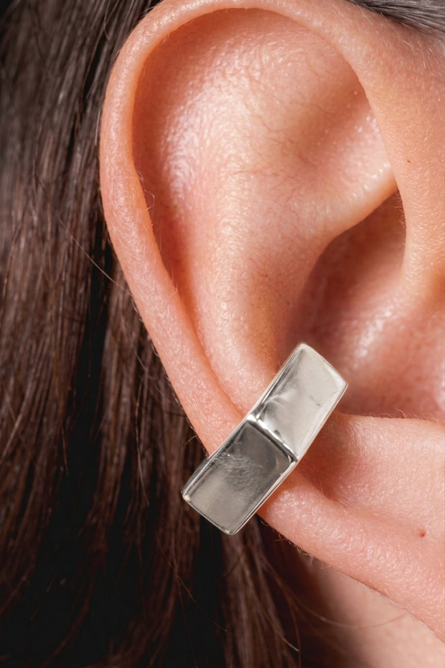 Earcuff elegant plateado