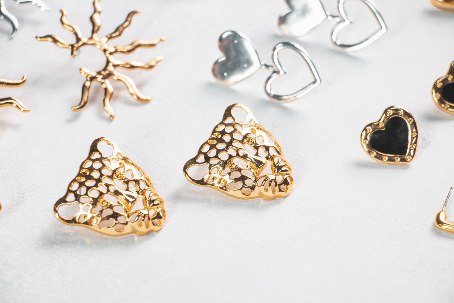 Aretes tigre chic dorado