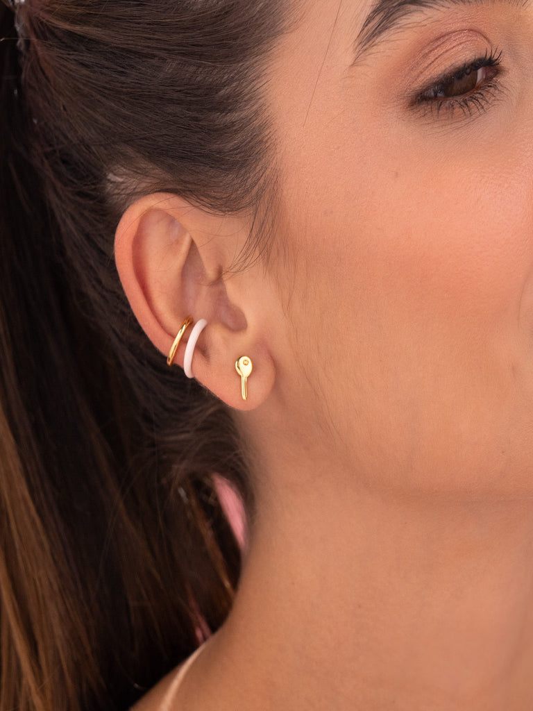 Set earcuff + topos llaves