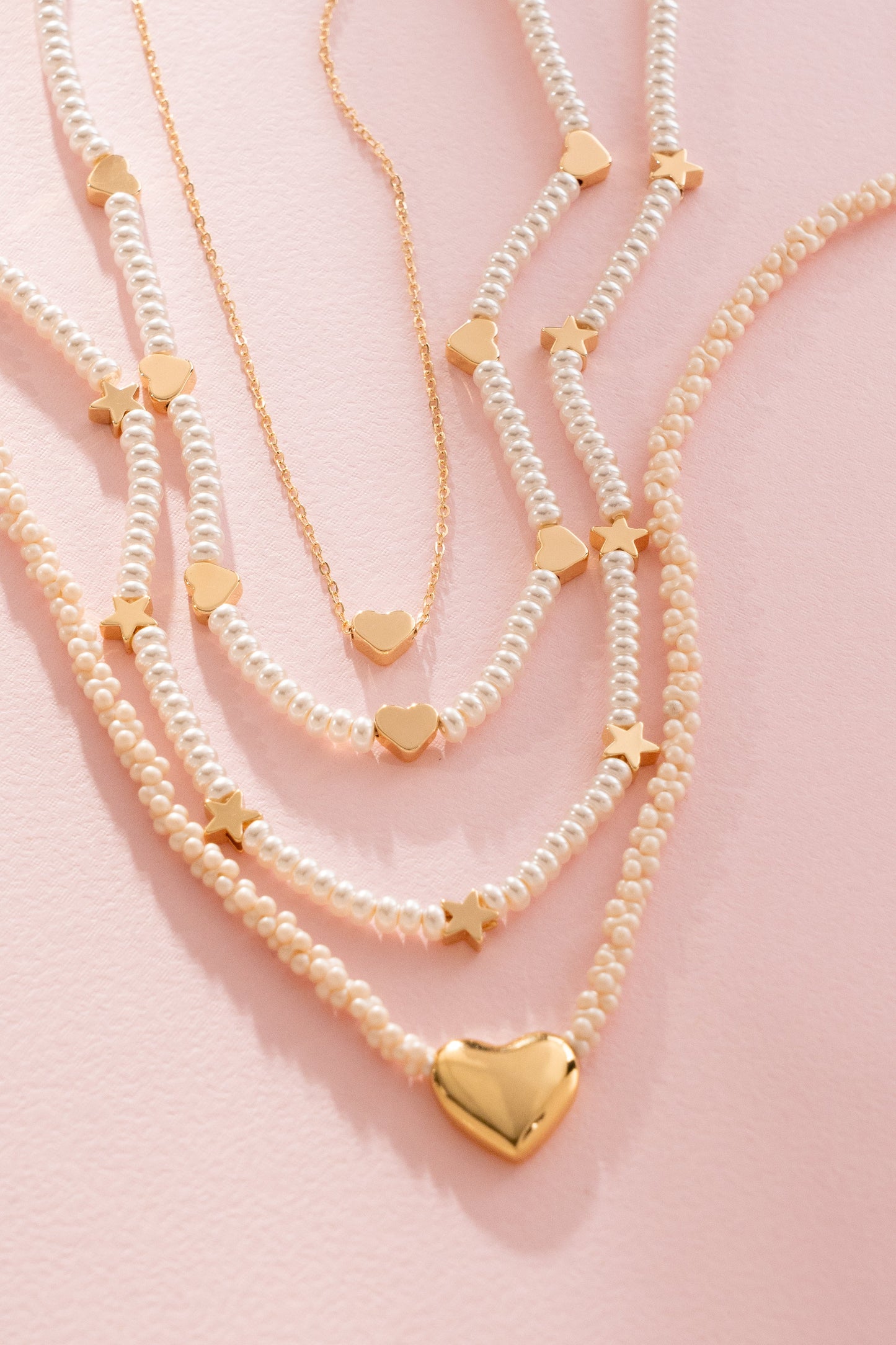 Set X2 Collares Corazón