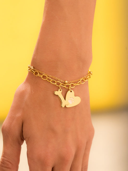 Pulsera Corazón Huella