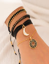 Set X4 Pulseras Luna + Aretes