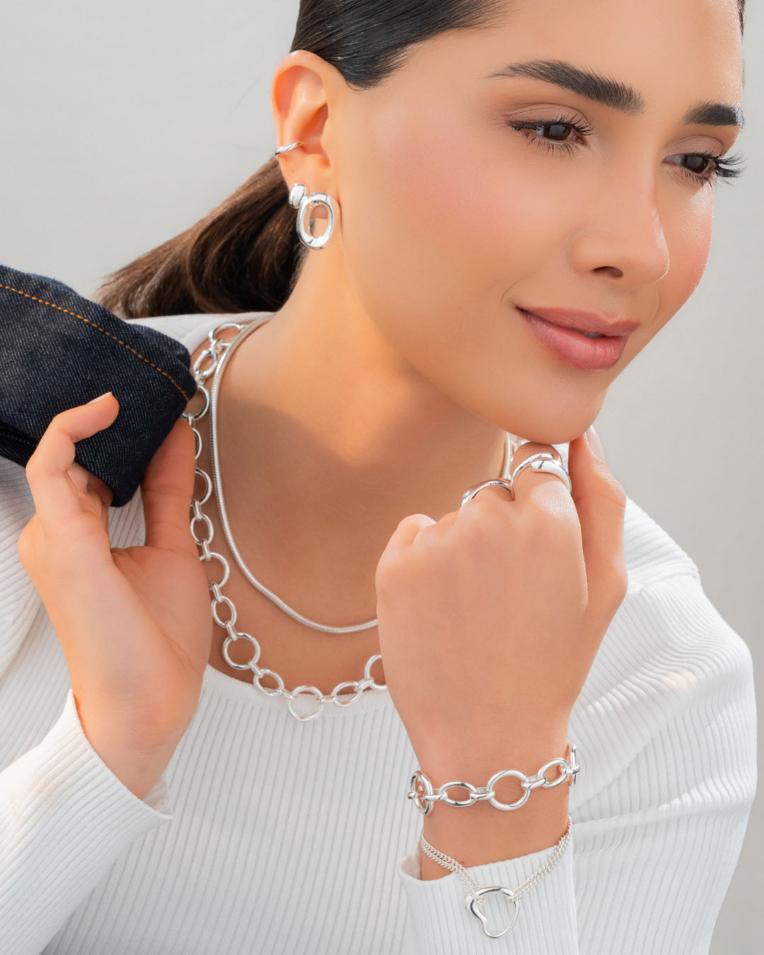 Pulsera Cadena Plata