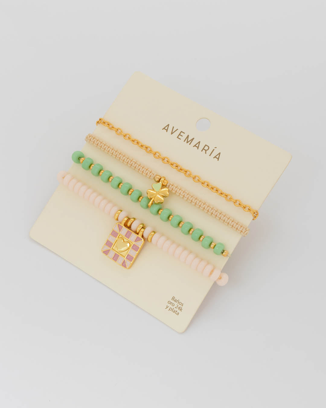 Set X4 Pulseras Suerte En El Juego