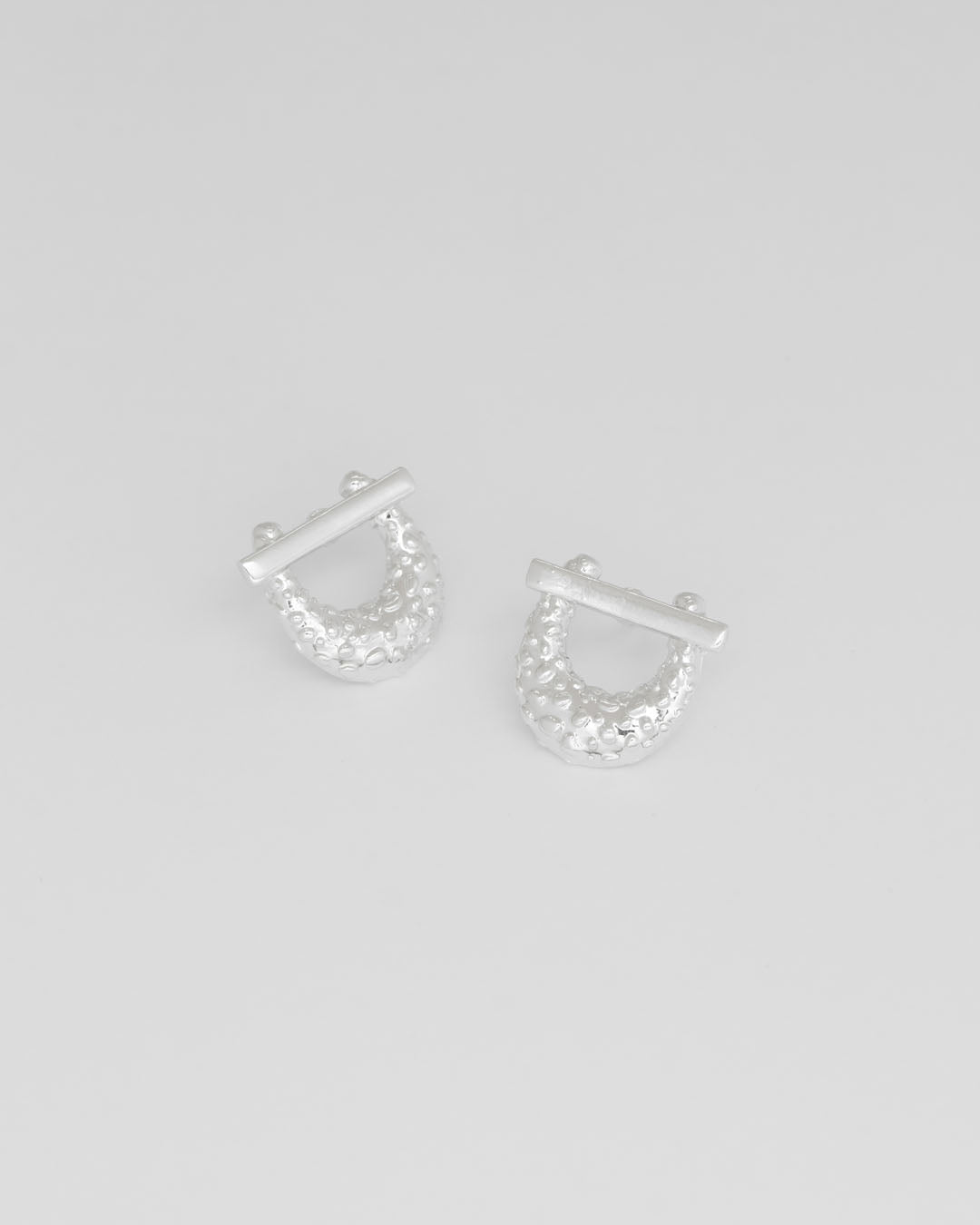 Arete Herradura Animal Print