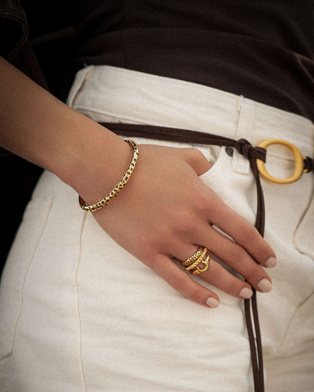 Set x 3 Anillos Animal Print