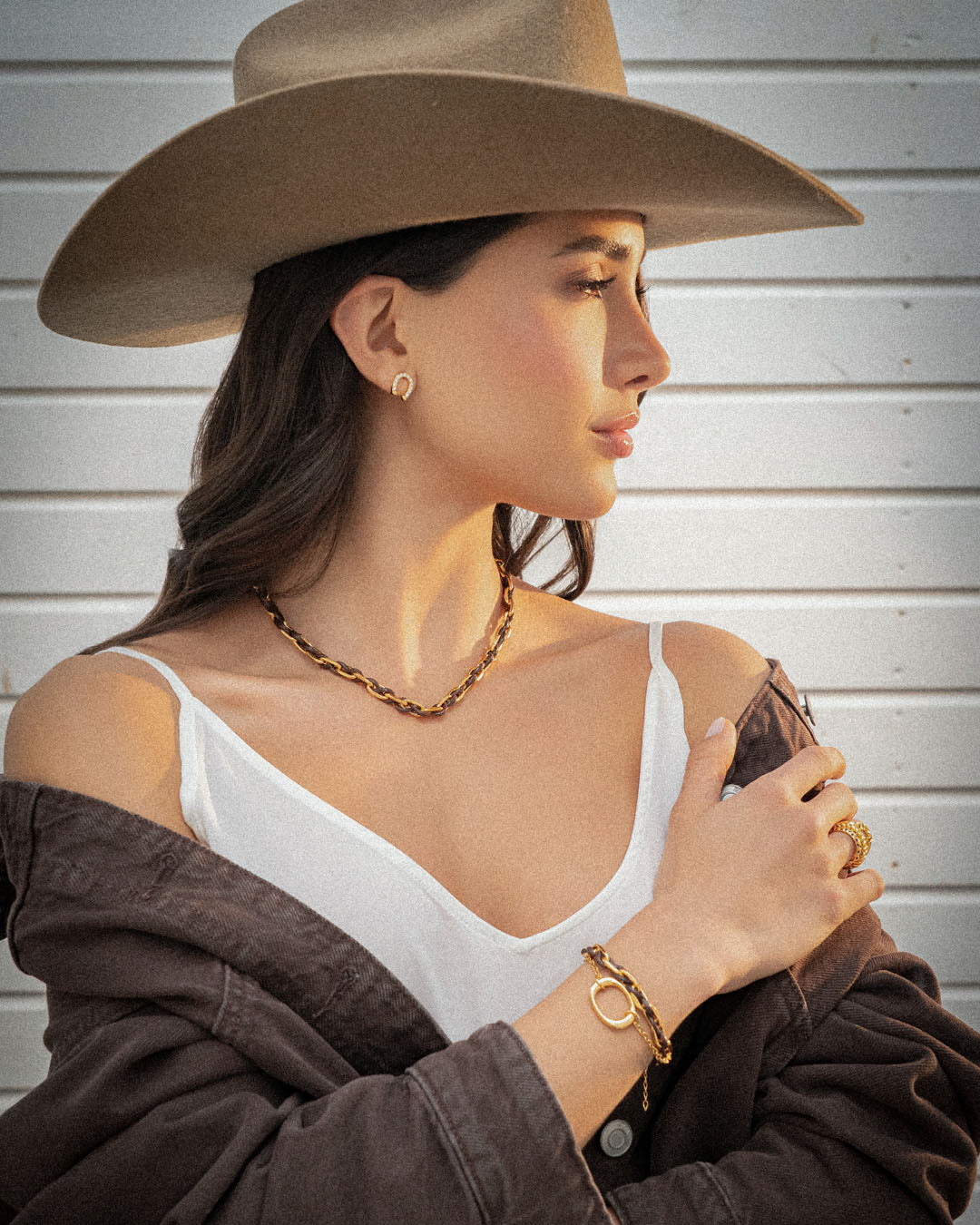 Pulsera Ovalo Cordón Entrelazado