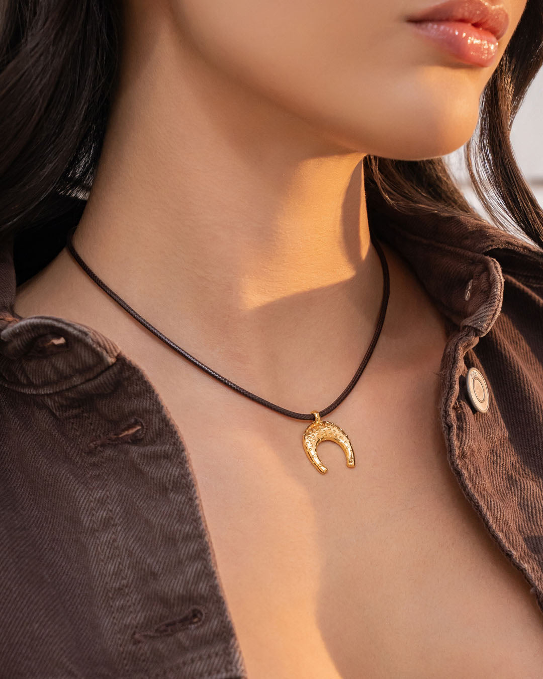 Collar Cuero Herradura print