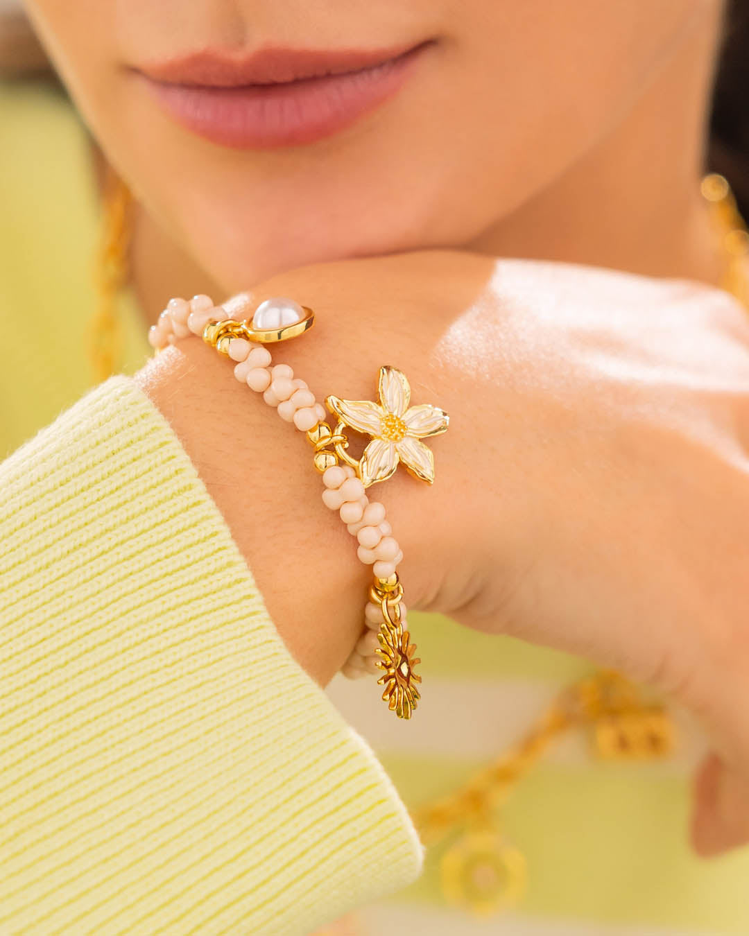 Pulsera Florecer Con Alegría