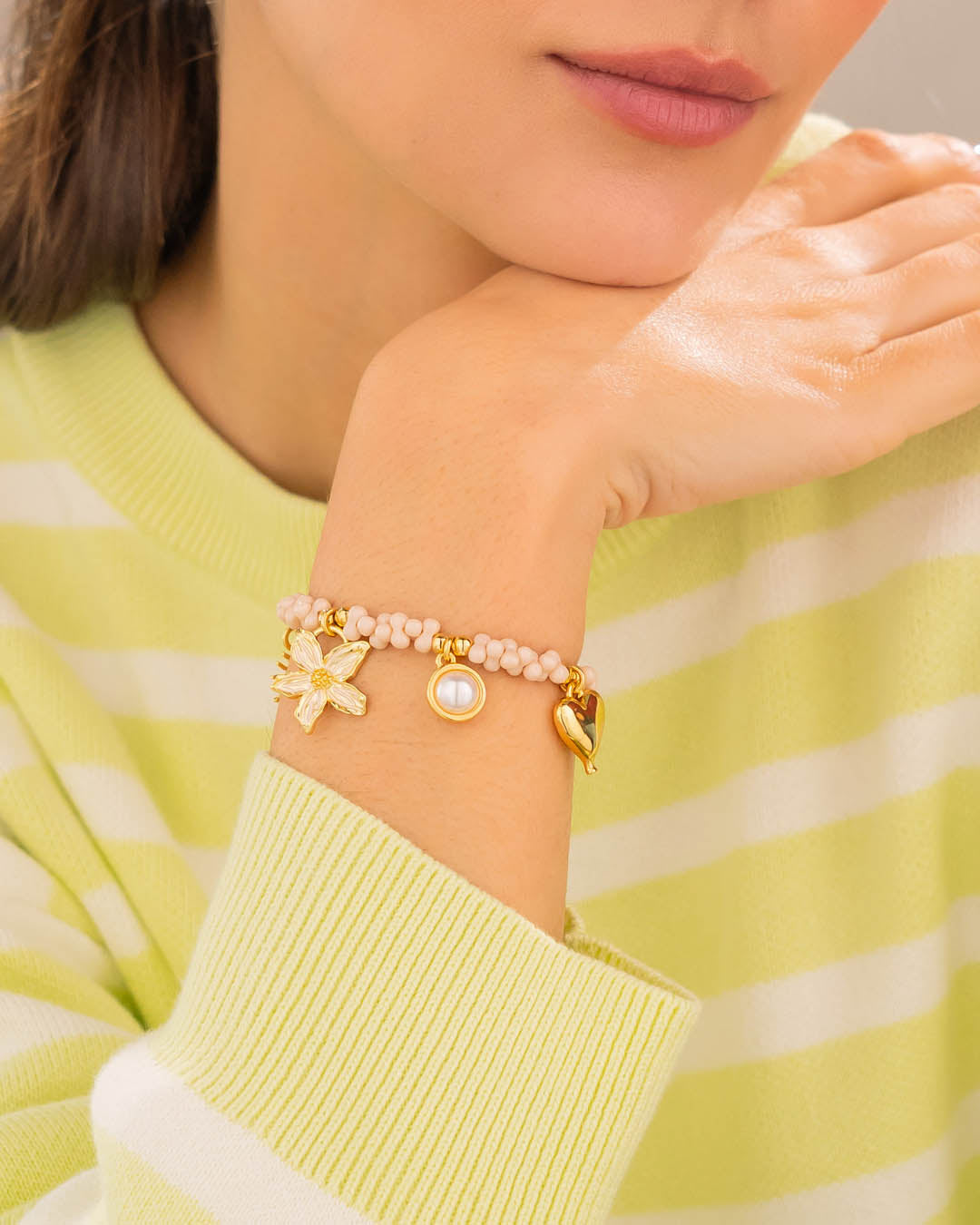 Pulsera Florecer Con Alegría
