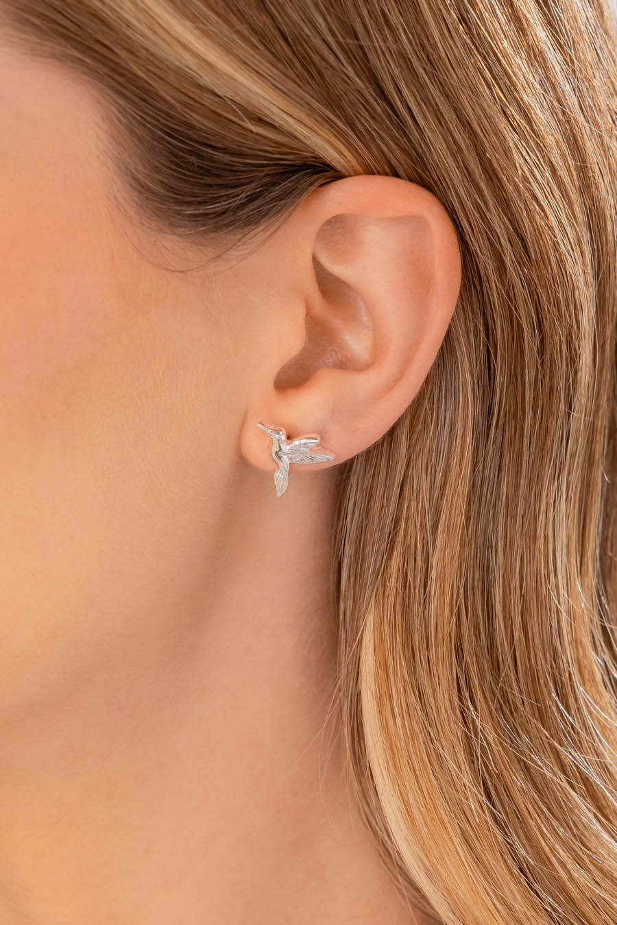 Aretes Colibrí Plata