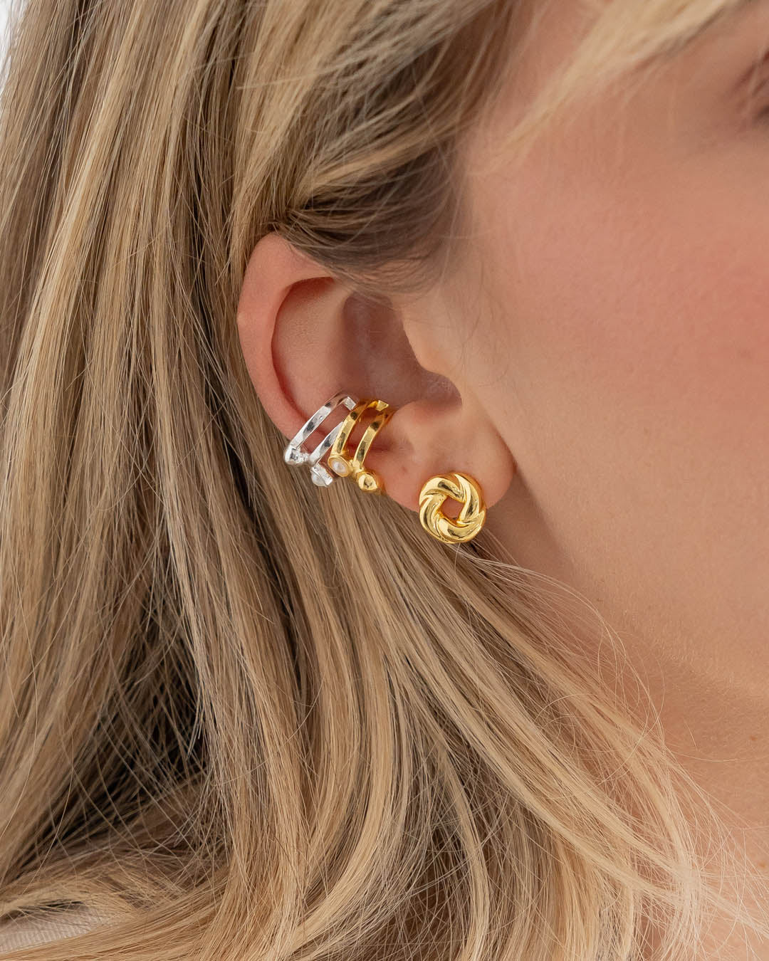 Aretes Entrelazados Mini