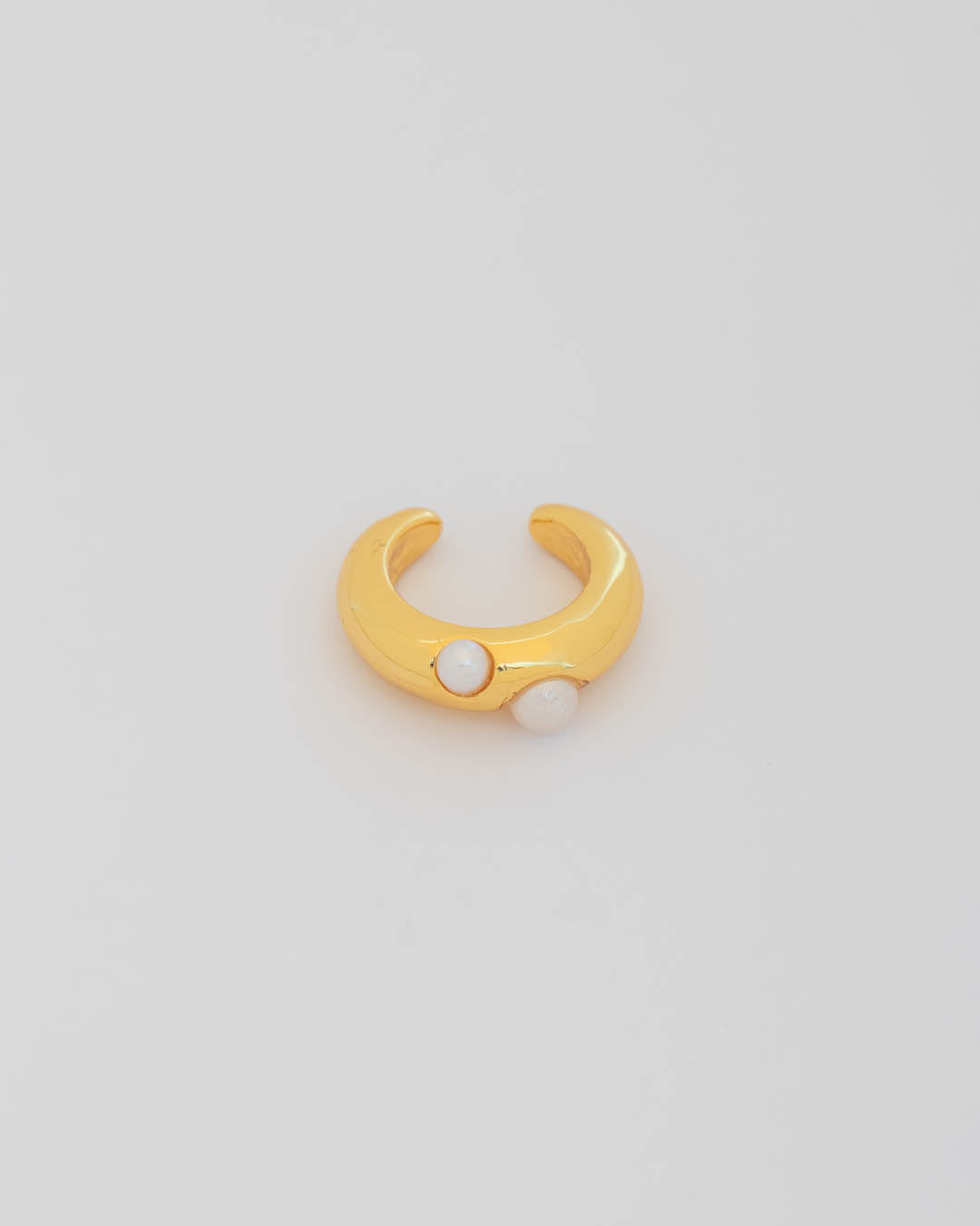 Earcuff Doble Perlas