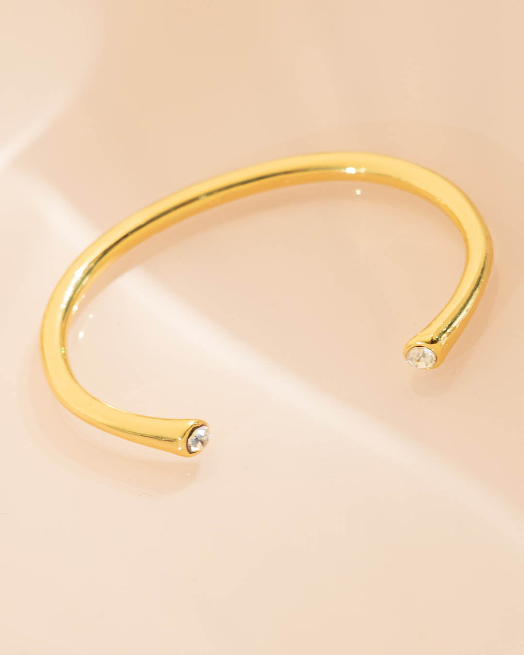 Brazalete Puntas Cristal Oro