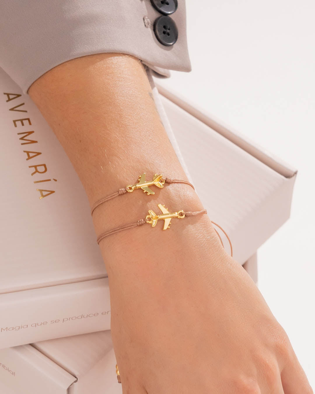 Set X2 Pulseras Avión