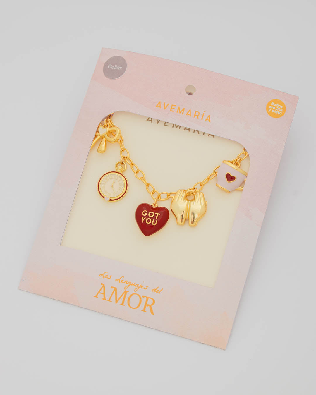 Collar Multicharms Formas del Amor
