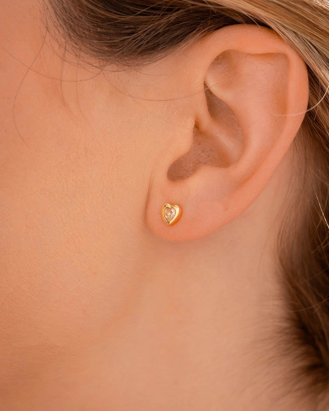 Aretes Corazón Mini Cristal