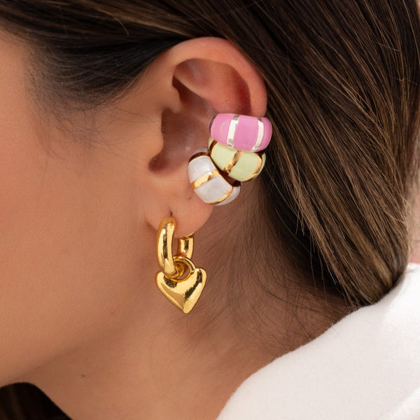 Earcuff Rayas Gold