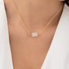 Collar Con Piedra Natural + Empaque Especial