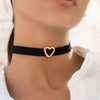 Cuero Corazón gold+ Aretes