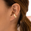 Earcuff Margarita rosado