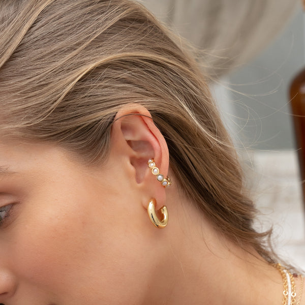 Ear Cuff Perlas