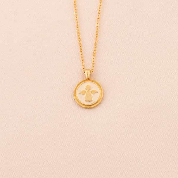 Collar Ángel De La Guarda + Empaque Especial