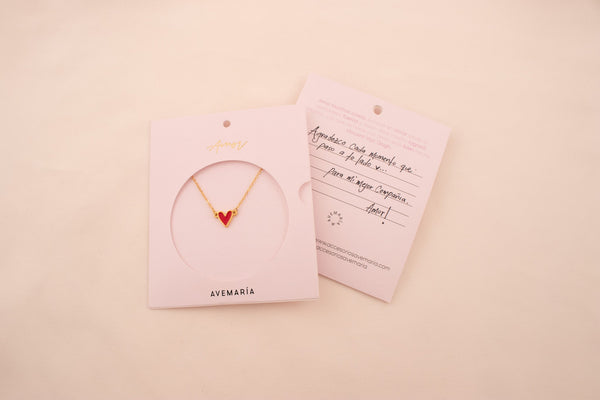 Collar Amor + Empaque Especial
