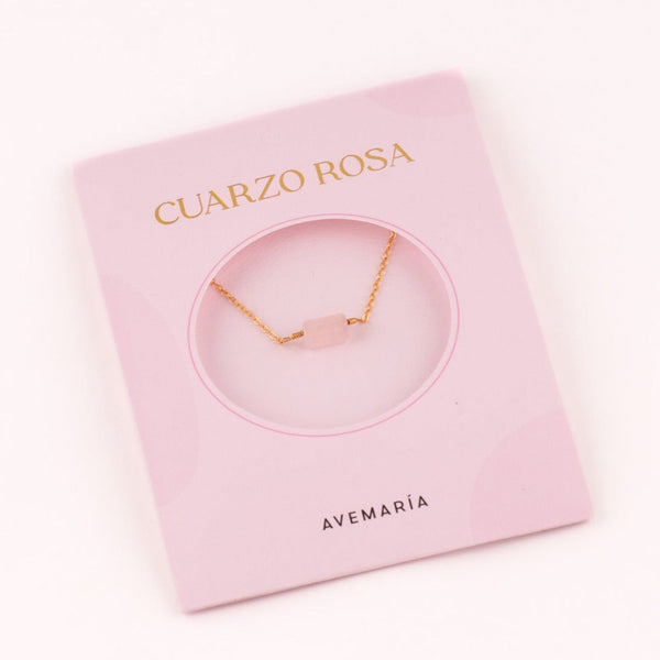 Collar Con Piedra Natural + Empaque Especial