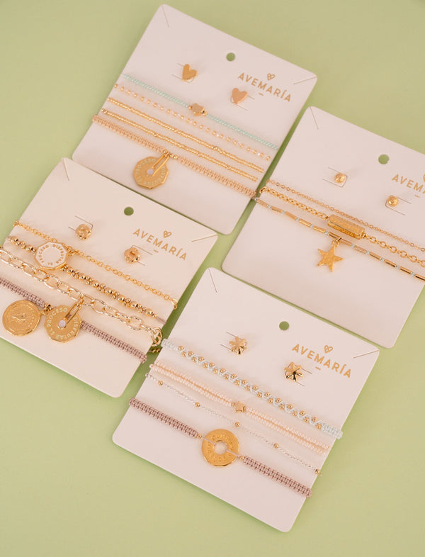 Pulsera Tu Desafio + Aretes By Issa Vásquez