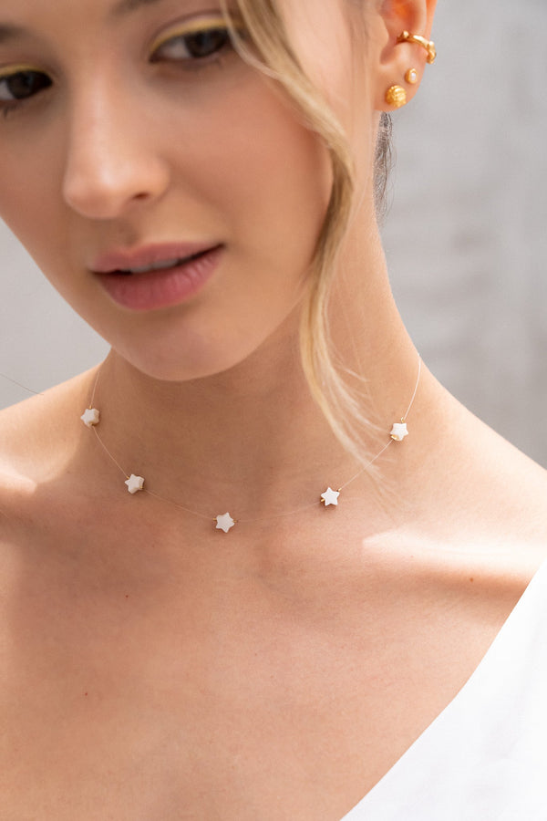 Choker De Estrellas + Aretes