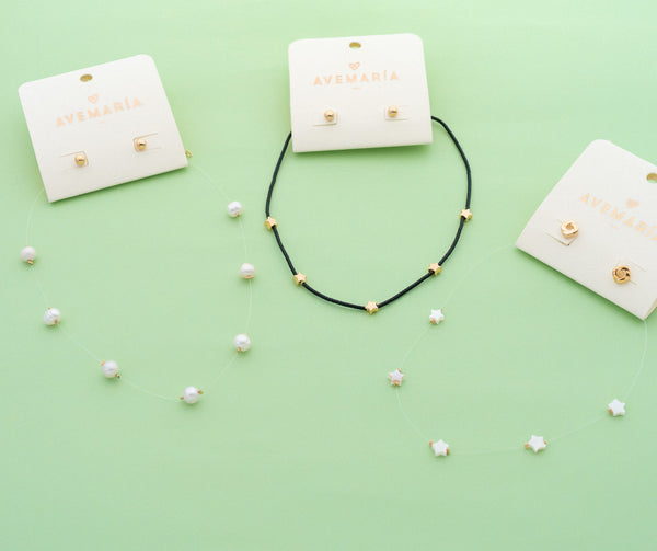 Choker De Estrellas + Aretes