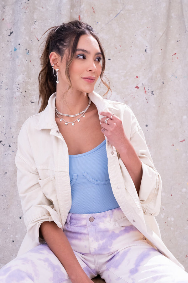 Collar Multicorazón + Aretes