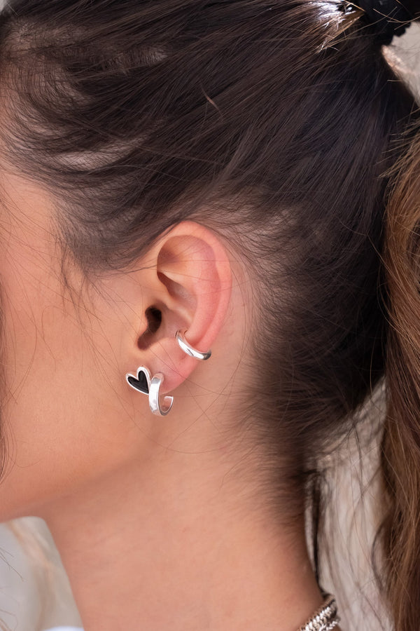 Set De 1 Par De Candongas + 1 Par De Topos y 1 Earcuff