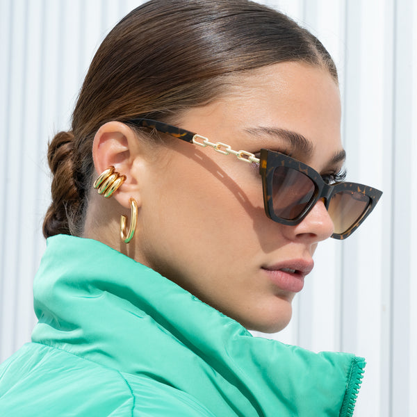 Set Aretes x4 The Basic Oro