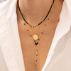 Set Collar Corazón + Aretes