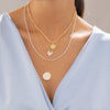 Set Collar Corazón y 11:11 + Aretes