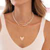 Set Collar Corazones + Aretes