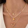 Set Collar Corazones + Aretes