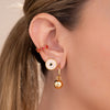Set De 1 Par De Candongas 1 Par De Topos y 1 Earcuff