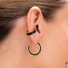 Set De 1 Par De Candongas y 1 Earcuff