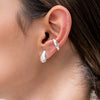 Set De 1 Par de Topos + 1 Earcuff